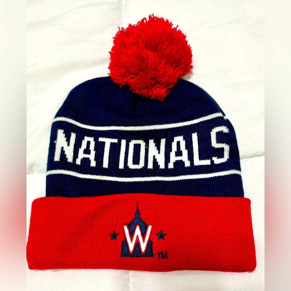 Washington Nationals Pom Pom beanie